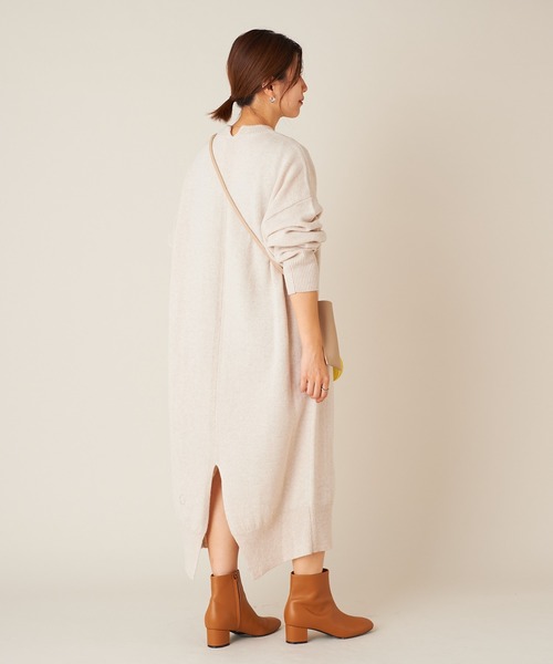 SHENERY（シーナリー）の「SHEPHERDニットワンピース（ワンピース・レディース・ブラック/ブルー/アイボリー・FREE）」の7枚目の写真