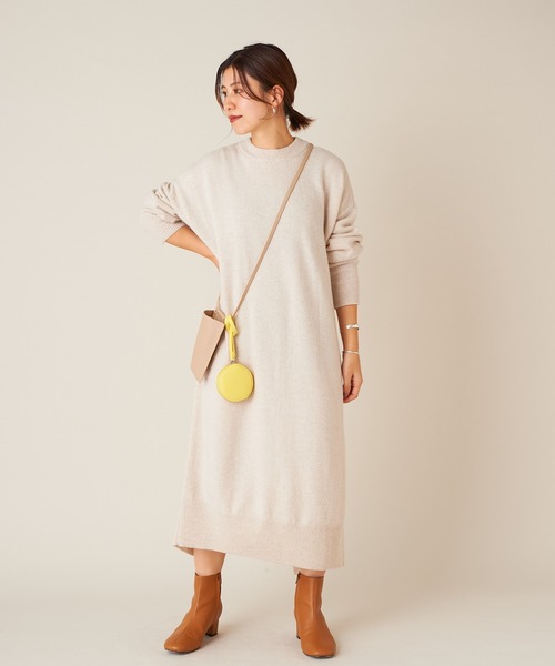 SHENERY（シーナリー）の「SHEPHERDニットワンピース（ワンピース・レディース・ブラック/ブルー/アイボリー・FREE）」の10枚目の写真