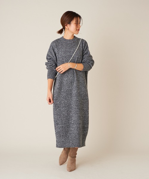 SHENERY（シーナリー）の「SHEPHERDニットワンピース（ワンピース・レディース・ブラック/ブルー/アイボリー・FREE）」の20枚目の写真