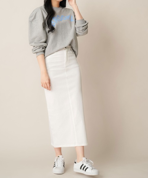 Newlyme（ニューリーミー）の「超絶激ストレッチタイトスカート（スカート・レディース・ブラック/ホワイト/モカ・X-SMALL/SMALL/MEDIUM/LARGE/X-LARGE/XX-LARGE）」の2枚目の写真