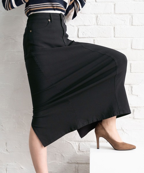 Newlyme（ニューリーミー）の「超絶激ストレッチタイトスカート（スカート・レディース・ブラック/ホワイト/モカ・X-SMALL/SMALL/MEDIUM/LARGE/X-LARGE/XX-LARGE）」の4枚目の写真