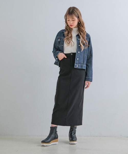 Newlyme（ニューリーミー）の「超絶激ストレッチタイトスカート（スカート・レディース・ブラック/ホワイト/モカ・X-SMALL/SMALL/MEDIUM/LARGE/X-LARGE/XX-LARGE）」の16枚目の写真