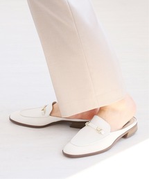 LE TALON | GRISE レザービットローファーミュール◆(ローファー)