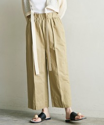 note et silence  | コンパクトリネンカルゼ イージータックパンツ(チノパンツ)