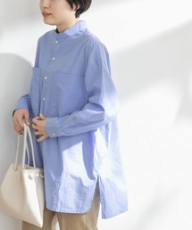 FORK&SPOON | FORK&SPOON　スタンドカラービッグシャツ(シャツ/ブラウス)