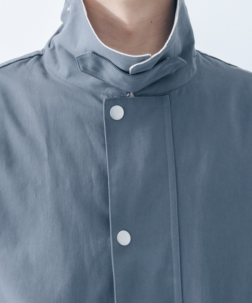 epnok（エプノック）の「配色ショートブルゾン（ブルゾン・メンズ・ライトブラウン/グレイッシュブルー・MEDIUM/LARGE）」の16枚目の写真