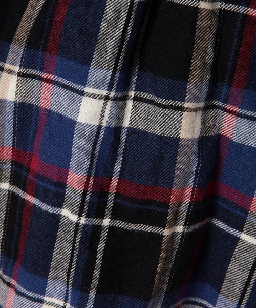 Another Edition（アナザーエディション）の「コットンチェックガウンシャツⅡ/ AE C/CHK GOWN SHTⅡ◆（シャツ/ブラウス・レディース・ダークグレー/レッド/コバルトブルー・フリー）」の14枚目の写真