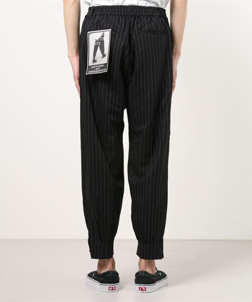 SlashDate（スラッシュデイト）の「サルエルワイドパンツ/裾カフス（その他パンツ・メンズ・ブラック/ストライプ/ブラウン/グリーン・M/L）」の19枚目の写真