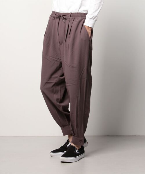 SlashDate（スラッシュデイト）の「サルエルワイドパンツ/裾カフス（その他パンツ・メンズ・ブラック/ストライプ/ブラウン/グリーン・M/L）」の20枚目の写真