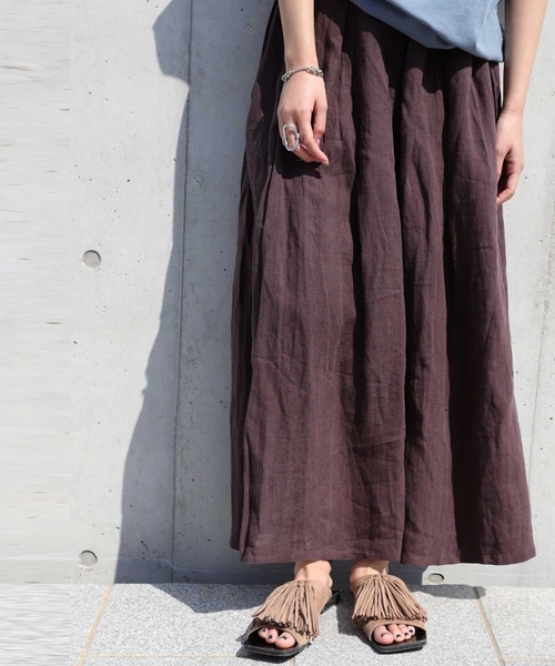 antiqua（アンティカ）の「ボリュームタッセルサンダル（サンダル・レディース・ブラック/アッシュブラウン/カーキ・S/L/M/LL）」の11枚目の写真