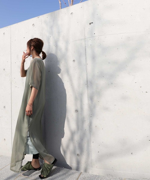 antiqua（アンティカ）の「ボリュームタッセルサンダル（サンダル・レディース・ブラック/アッシュブラウン/カーキ・S/L/M/LL）」の22枚目の写真