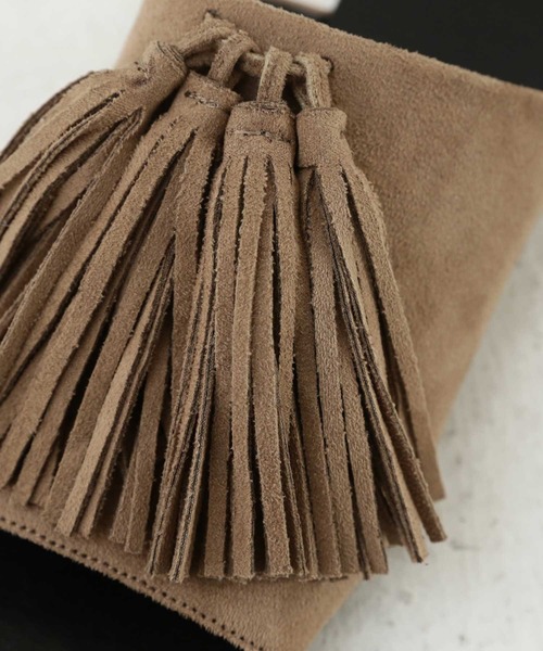 antiqua（アンティカ）の「ボリュームタッセルサンダル（サンダル・レディース・ブラック/アッシュブラウン/カーキ・S/L/M/LL）」の7枚目の写真