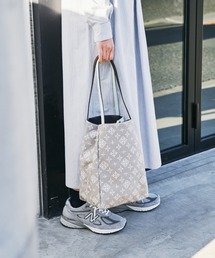 russet | ペンシルトートバッグ L【コットンジャガード】(SA-207)(トートバッグ)