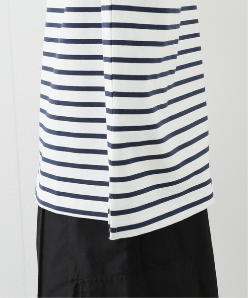 417 EDIFICE（フォーワンセブンエディフィス）の「バスクボーダーオーバーショートスリーブ（Tシャツ/カットソー・メンズ・ホワイト/ブラック/カーキ/その他2/その他6/その他10・MEDIUM/LARGE）」の8枚目の写真