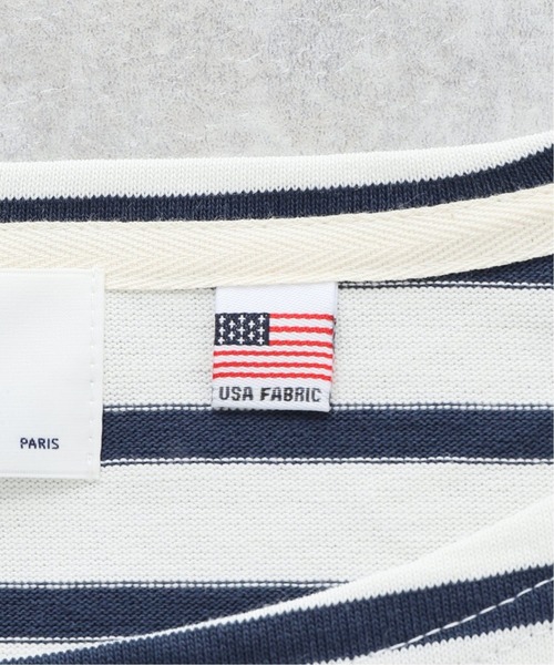 417 EDIFICE（フォーワンセブンエディフィス）の「バスクボーダーオーバーショートスリーブ（Tシャツ/カットソー・メンズ・ホワイト/ブラック/カーキ/その他2/その他6/その他10・MEDIUM/LARGE）」の14枚目の写真