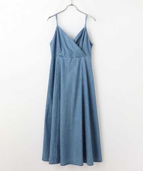 Honeys(ハニーズ)の「デニムキャミワンピース(ワンピース・レディース・ブルー/ライトインディゴブルー・S/M/L)」の15枚目の写真