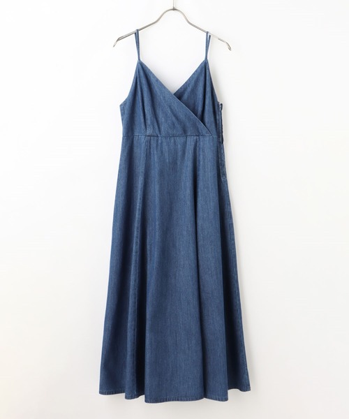 Honeys(ハニーズ)の「デニムキャミワンピース(ワンピース・レディース・ブルー/ライトインディゴブルー・S/M/L)」の9枚目の写真