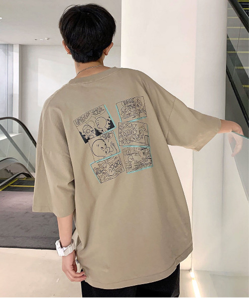 Neos Addictive Design Discus Casper ルーズシルエット イラスト バックプリント Tシャツ Tシャツ カットソー Discus ディスカス のファッション通販 Zozotown Neos Addictive Design Discus Casper ルーズシルエット イラスト バックプリント Tシャツ Tシャツ カットソー Discus ディスカス のファッション通販 Zozotown