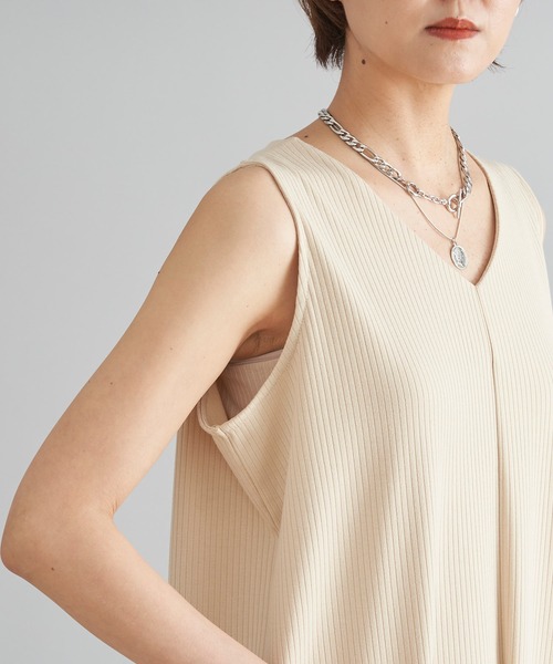 DouDou（ドゥドゥ）の「ノースリロングプルオーバー＋ワイドパンツ（セットアップ・レディース・ブラック/アイボリー/ブラウン・FREE）」の12枚目の写真