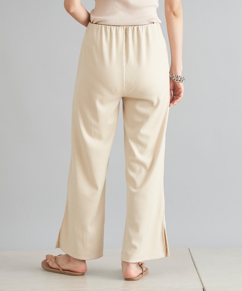 DouDou（ドゥドゥ）の「ノースリロングプルオーバー＋ワイドパンツ（セットアップ・レディース・ブラック/アイボリー/ブラウン・FREE）」の17枚目の写真