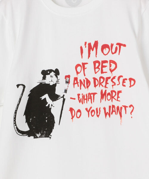 GLOSTER（グロスター）の「【8BALL/エイトボール】Banksy tee バンクシーTシャツ（Tシャツ/カットソー・メンズ・オフホワイト/キナリ/アイボリー/ホワイト系その他・MEDIUM/LARGE）」の12枚目の写真