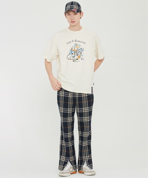 ROMANTIC CROWN（ロマンティッククラウン）の「【ROMANTIC CROWN】AMUR TIGER TEE / ロマンティッククラウン アムール タイガー グラフィック Tシャツ（Tシャツ/カットソー・メンズ・ブラック/ホワイト/オートミール・SMALL/LARGE/X-LARGE/MEDIUM）」の14枚目の写真