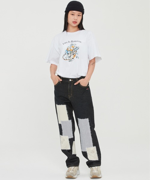 ROMANTIC CROWN（ロマンティッククラウン）の「【ROMANTIC CROWN】AMUR TIGER TEE / ロマンティッククラウン アムール タイガー グラフィック Tシャツ（Tシャツ/カットソー・メンズ・ブラック/ホワイト/オートミール・SMALL/LARGE/X-LARGE/MEDIUM）」の4枚目の写真