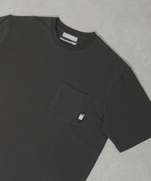 SENSE OF PLACE by URBAN RESEARCH(センスオブプレイスバイアーバンリサーチ)の「『別注』バンクシーシシュウTシャツ(5分袖)(Tシャツ/カットソー・メンズ・ホワイト/チャコールグレー/ホワイト系その他/グレー系その他/ブルー/グレー/オフホワイト・LARGE/MEDIUM)」の5枚目の写真