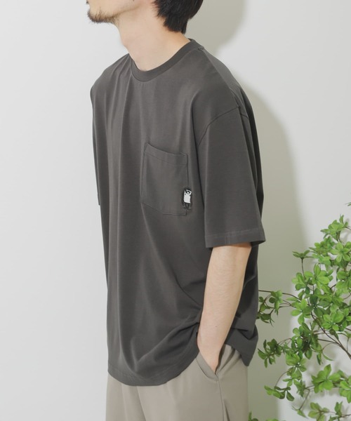 SENSE OF PLACE by URBAN RESEARCH(センスオブプレイスバイアーバンリサーチ)の「『別注』バンクシーシシュウTシャツ(5分袖)(Tシャツ/カットソー・メンズ・ホワイト/チャコールグレー/ホワイト系その他/グレー系その他/ブルー/グレー/オフホワイト・LARGE/MEDIUM)」の19枚目の写真