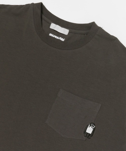 SENSE OF PLACE by URBAN RESEARCH(センスオブプレイスバイアーバンリサーチ)の「『別注』バンクシーシシュウTシャツ(5分袖)(Tシャツ/カットソー・メンズ・ホワイト/チャコールグレー/ホワイト系その他/グレー系その他/ブルー/グレー/オフホワイト・LARGE/MEDIUM)」の11枚目の写真
