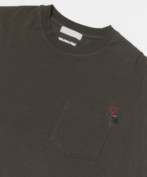 SENSE OF PLACE by URBAN RESEARCH(センスオブプレイスバイアーバンリサーチ)の「『別注』バンクシーシシュウTシャツ(5分袖)(Tシャツ/カットソー・メンズ・ホワイト/チャコールグレー/ホワイト系その他/グレー系その他/ブルー/グレー/オフホワイト・LARGE/MEDIUM)」の15枚目の写真