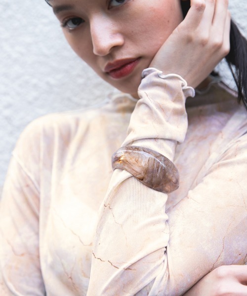 JEANASIS(ジーナシス)の「クリアフトバングル/947633(バングル/リストバンド・レディース・クリア/ブラウン系その他/ブルー系その他・FREE)」の8枚目の写真