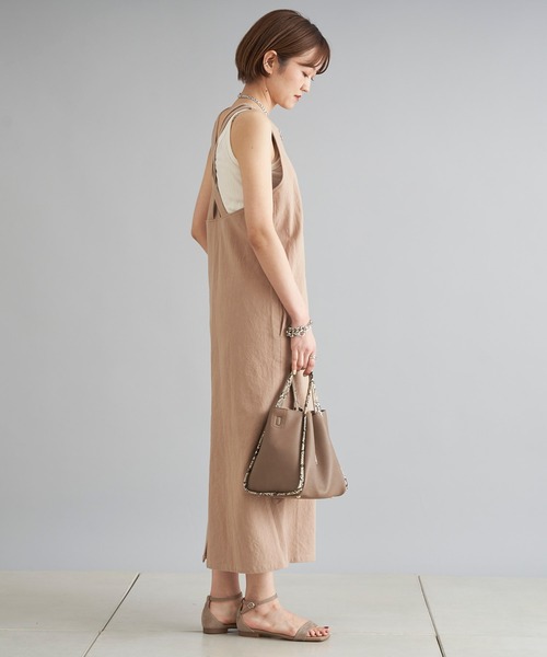 DouDou（ドゥドゥ）の「バッククロスワンピース（ワンピース・レディース・ブラック/ブラウン/ブルー・FREE）」の19枚目の写真