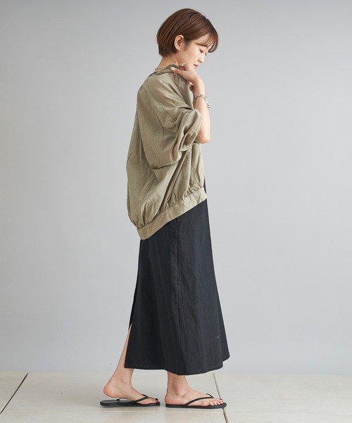 DouDou（ドゥドゥ）の「バッククロスワンピース（ワンピース・レディース・ブラック/ブラウン/ブルー・FREE）」の14枚目の写真