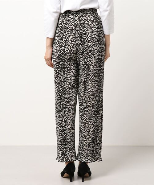 CHARM BERRY TIC（チャームベリーチック）の「レオパード柄クリスタルプリーツパンツ（その他パンツ・レディース・オフホワイト/ブラック・L/M）」の16枚目の写真