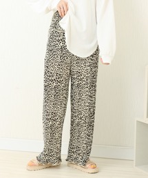 CHARM BERRY TIC | レオパード柄クリスタルプリーツパンツ(その他パンツ)