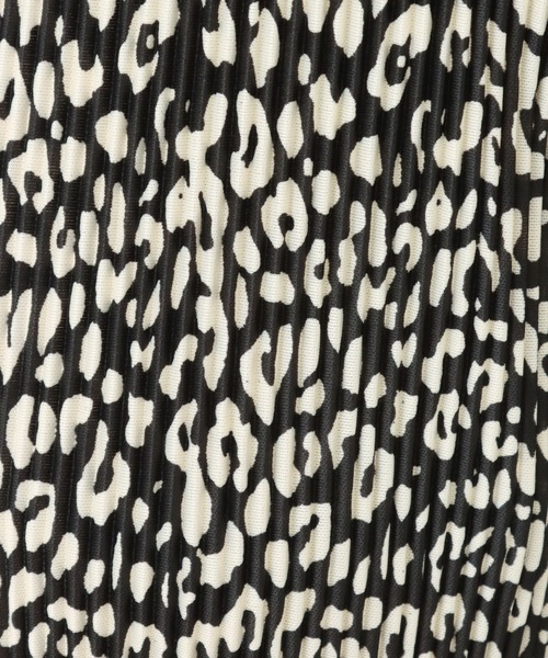 CHARM BERRY TIC（チャームベリーチック）の「レオパード柄クリスタルプリーツパンツ（その他パンツ・レディース・オフホワイト/ブラック・L/M）」の12枚目の写真