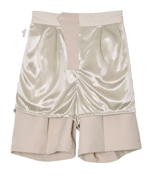 Re:EDIT（リエディ）の「リサイクルカットツイルショートスラックス（その他パンツ・レディース・ベージュ/ブラック/モカ/アイボリー・LARGE/SHORT/MEDIUM）」の21枚目の写真