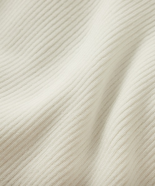 RIVE DROITE（リヴドロワ）の「2WAY5分袖リブニット（ニット/セーター・レディース・ホワイト/ブラック/パープル/オレンジ・FREE）」の16枚目の写真