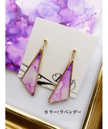【零-Rei-】瞬きシリーズ 大ぶりトライアングルピアス(MA)