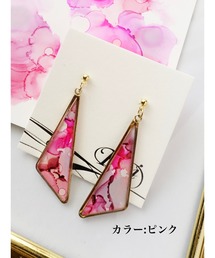 【零-Rei-】瞬きシリーズ 大ぶりトライアングルピアス(MA)