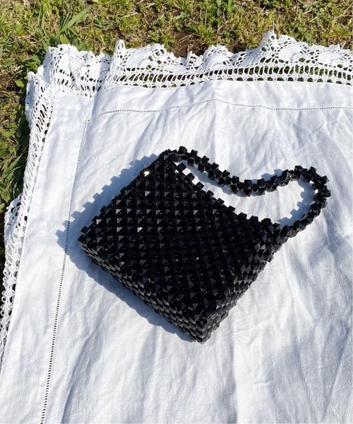 Charles Chaton（シャルルシャトン）の「GO BAG HOME black beads bag（ショルダーバッグ・レディース・ブラック・FREE）」の3枚目の写真