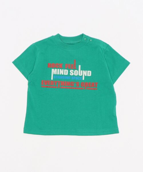 Life Support Products（ライフサポートプロダクツ）の「ワイドプリントTシャツ（80～150cm）（Tシャツ/カットソー・キッズ・ホワイト/グリーン/オレンジ/チャコール・90/100/110/80/95/120/130/140/150）」の9枚目の写真