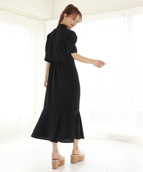 one after another NICE CLAUP（ワンアフターアナザーナイスクラップ）の「【WEB限定】ショートテーラードジャケット（テーラードジャケット・レディース・ベージュ系その他/ブラウン/オレンジ/ブラック/ブルー系その他・FREE）」の21枚目の写真