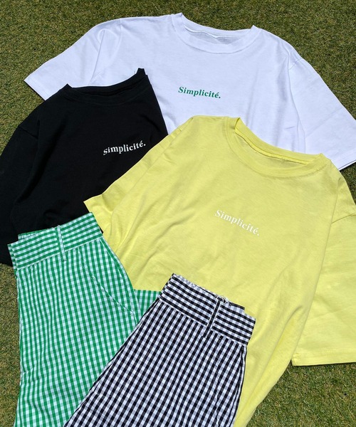 WC（ダブル シー）の「シンプルロゴT（Tシャツ/カットソー・レディース・イエロー/ホワイト/ブラック・FREE）」の6枚目の写真