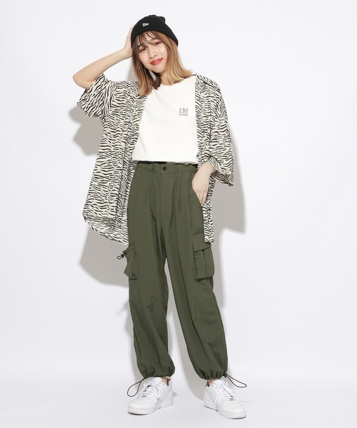 PBLIM（ページボーイリム）の「【PAGEBOYLIM】ワークパンツ（その他パンツ・レディース・ブラック/カーキ・MEDIUM/LARGE）」の9枚目の写真