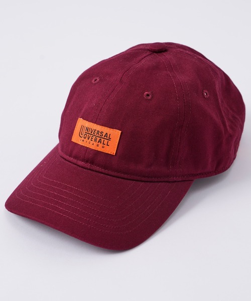 UNIVERSAL OVERALL（ユニバーサルオーバーオール）の「【KIDS】【UNIVERSAL OVERALL×CIAOPANIC TYPY】ツイルキャップ（キャップ・キッズ・ベージュ/ボルドー・ONE SIZE）」の4枚目の写真