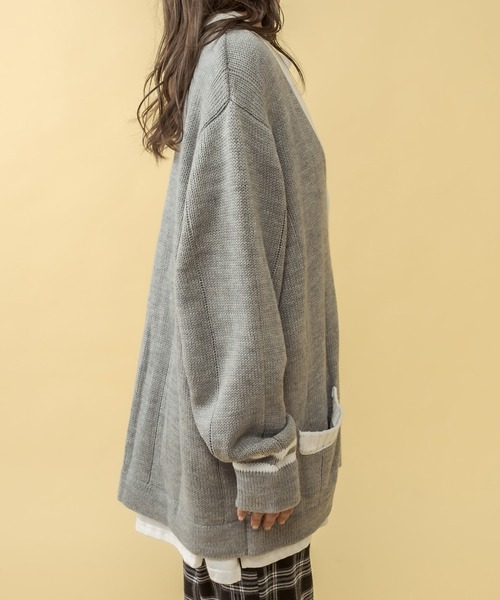 RASVOA(ラスボア)の「RJレタードカーディガン(カーディガン/ボレロ・レディース・グレー/ブラック・FREE)」の14枚目の写真