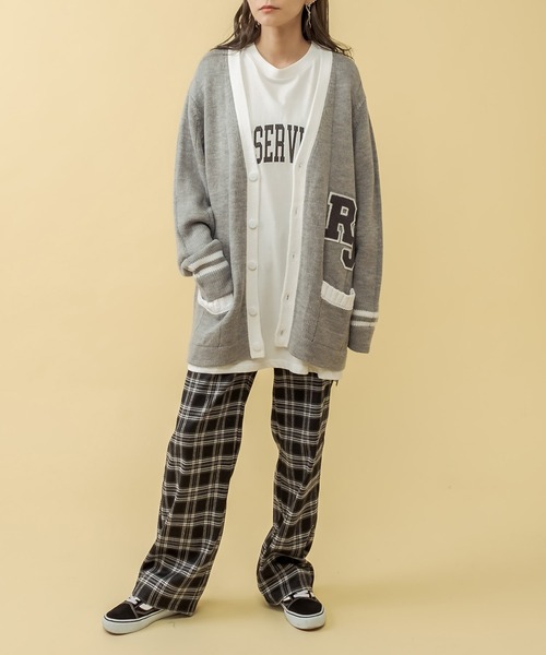 RASVOA(ラスボア)の「RJレタードカーディガン(カーディガン/ボレロ・レディース・グレー/ブラック・FREE)」の6枚目の写真