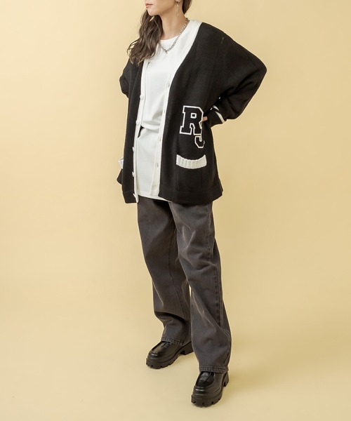 RASVOA(ラスボア)の「RJレタードカーディガン(カーディガン/ボレロ・レディース・グレー/ブラック・FREE)」の11枚目の写真